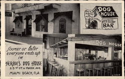 Herbie's Dog House Postcard