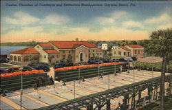Casino, Chamber of Commerce and Recreation Headquarters Daytona Beach, FL Postcard Postcard