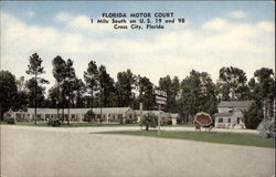 Florida Motor Court Postcard