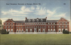 Boys' Dormitory, University of Georgia Postcard