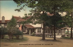 Hawthorne Inn and Cottages Mount Pocono, PA Postcard Postcard