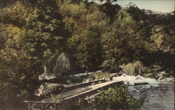 Entrance to The Glenwood Millrift, PA Postcard Postcard