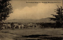 The Presidential Range from Whitefield Postcard