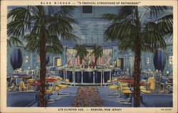 Blue Mirror - "A Tropical Atmosphere of Refinement" Postcard
