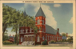 Saint Bernard's Church Keene, NH Postcard Postcard