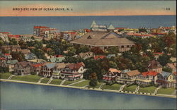 Bird's-Eye View of Town Postcard