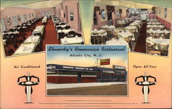 Shumsky's Roumanian Restaurant Postcard