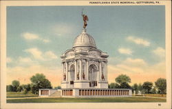 Pennsylvania State Memorial Gettysburg, PA Postcard Postcard