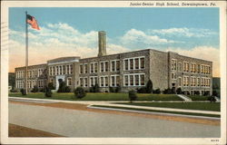 Junior-Senior High School Downingtown, PA Postcard Postcard