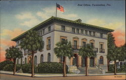 Post Office in Fernandina, Florida Fernandina Beach, FL Postcard Postcard