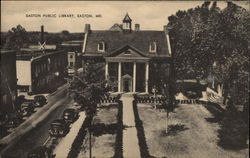 Easton Public Library Maryland Postcard Postcard