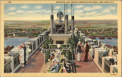 Rockefeller Center Observation Roof Postcard