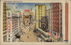 Times Square New York City Postcard