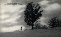 Peace and Quiet on the Grossinger Golf Course Postcard