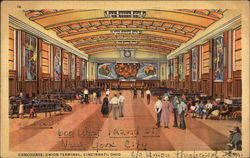 Concourse, Union Terminal Postcard