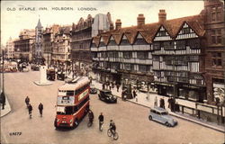 Old Staple Inn, Holborn London, England, UK Postcard Postcard