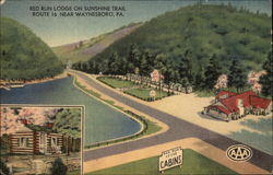 Red Run Lodge Postcard