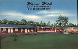 Marion Motel Knoxville, TN Postcard Postcard