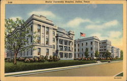 Baylor University Hospital Dallas, TX Postcard Postcard