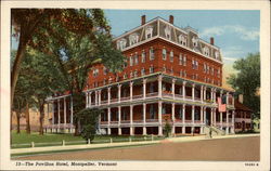 The Pavilion Hotel Montpelier, VT Postcard Postcard