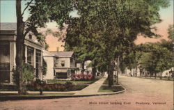 Main Street looking East Postcard