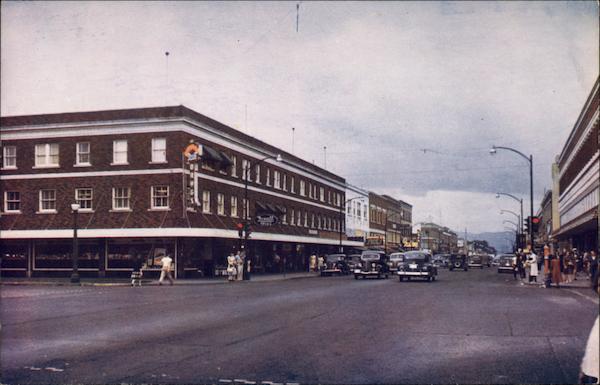 Looking South on Commerce Street Longview Washington