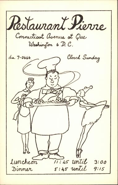 Pierre Restaurant Washington District of Columbia Washington DC