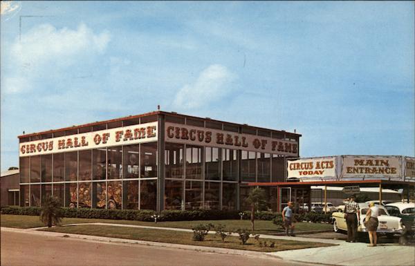 Circus Hall of Fame - Entrance Building Sarasota Florida