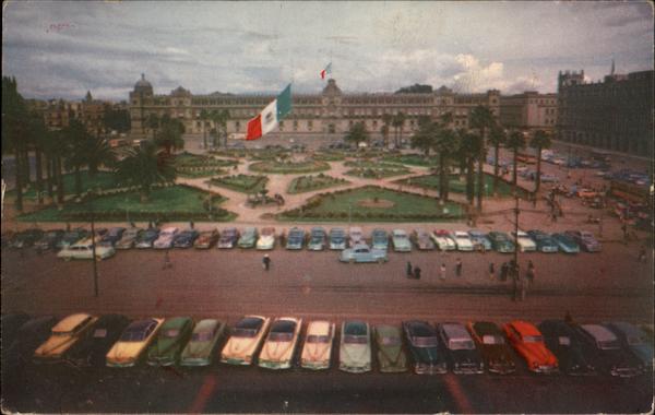 Palacio Nacional y Zocalo Mexico City