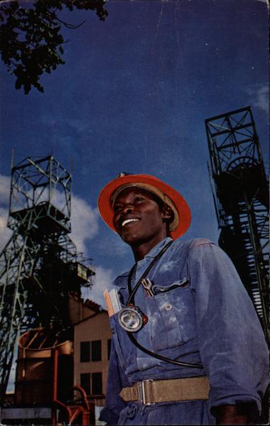 Copper Miner Nchanga Zambia Africa