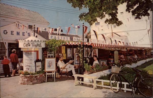 Sidewalk Cafe Provincetown Massachusetts Hugo Poisson