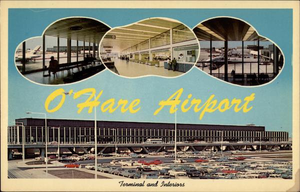 Views of International Airport Chicago Illinois