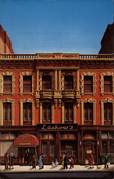 Luchow's Famous Restaurant New York