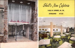 Sholl's New Cafeteria Postcard