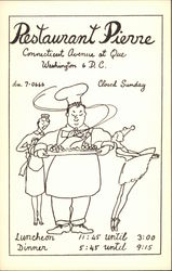 Pierre Restaurant Postcard