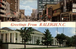 Greetings from Raleigh Postcard