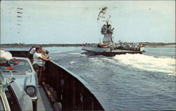 The Ocracoke Ferry Outer Banks, NC Postcard Postcard