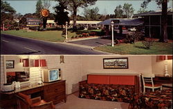 Quality Court Motel Americana Postcard