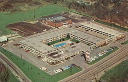 Heart of Charlotte Motor Inn North Carolina Postcard Postcard