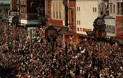 Mardi Gras Day in New Orleans Postcard