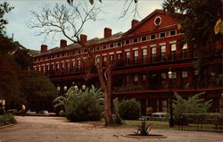 Pontalba Apartments flanking Jackson Square Postcard