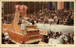 King Rex, King of Mardi Gras Postcard