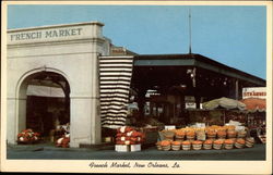 French Market Postcard