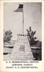 US Geographical Center Postcard