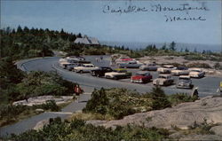 Summit of Mt. Cadillac, Acadia National Park, Mt. Desert Island, Maine Postcard