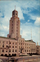 City Hall Pawtucket, RI Postcard Postcard