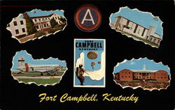 Various Viewa Fort Campbell, KY Postcard Postcard