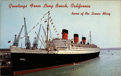 Queen Mary Postcard