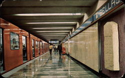 The Bellas Artes Station on line 2 of the Metro Mexico City, Mexico Postcard Postcard