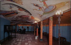 John and Mable Ringling Residence - Game Room Postcard